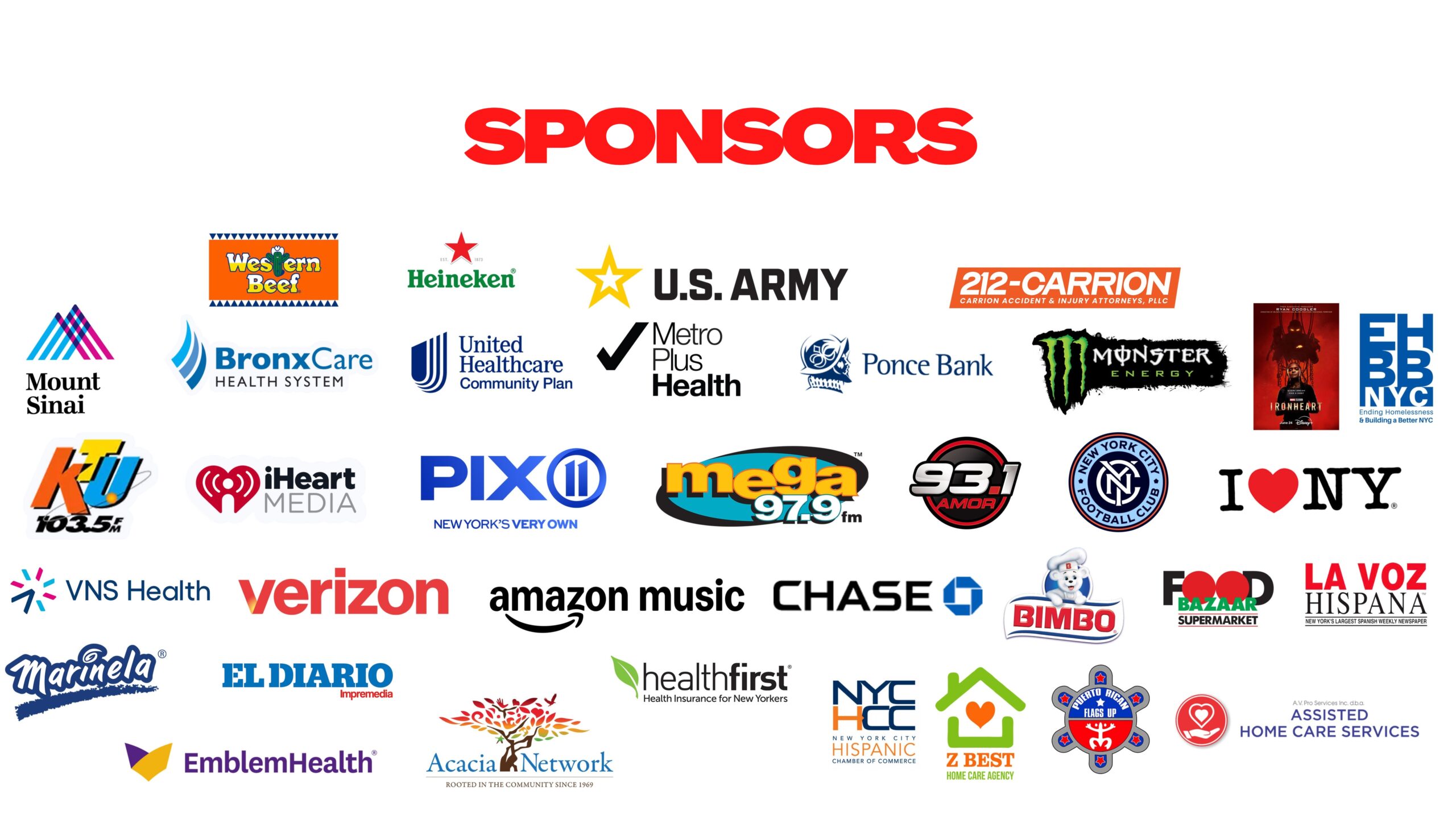 116th Street Fest Sponsors
